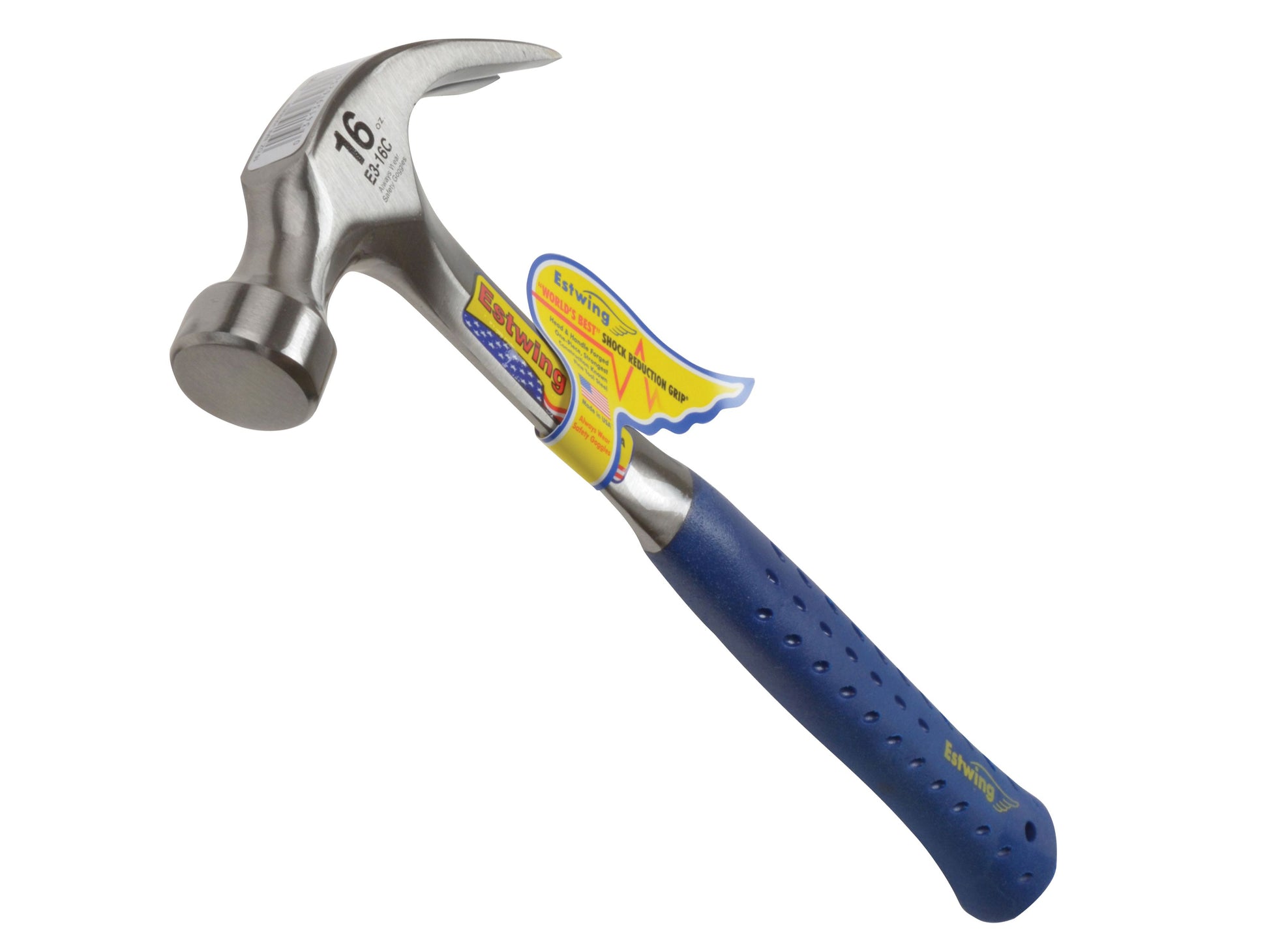 ESTWING ESTE316C VINYL GRIP CLAW HAMMER 16oz