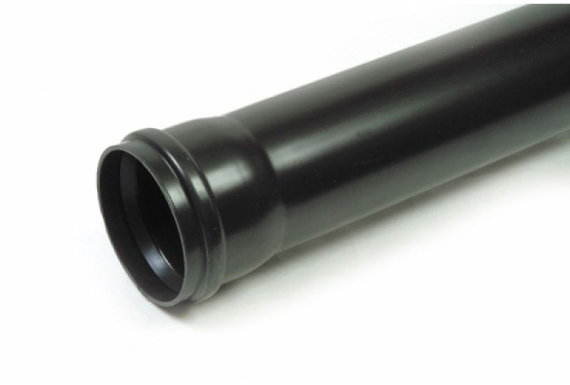 POLYPIPE SOIL PIPE S/S 110mm x 4m SP440 SP440G GREY
