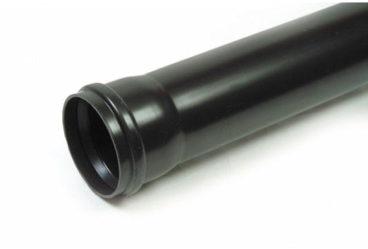 POLYPIPE SOIL PIPE S/S 110mm x 4m SP440 SP440G GREY