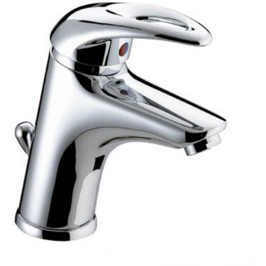BRISTAN J BAS C JAVA BASIN MIXER C/W CLICKER WASTE CHROME