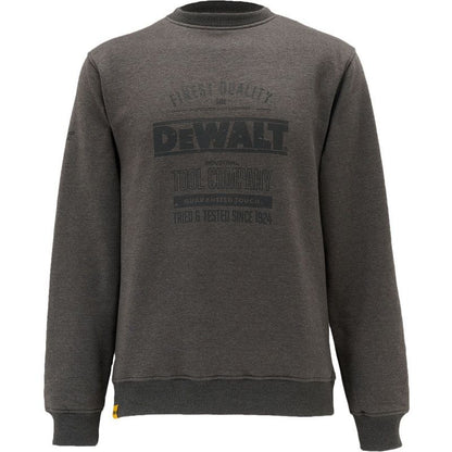 DEWALT DELAWARE GREY CREW NECK SWEATSHIRT MEDIUM