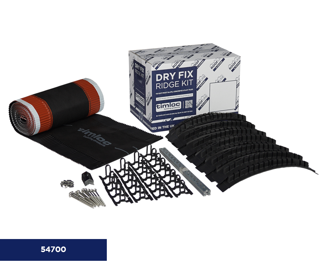 TIMLOC ROLL OUT DRY FIX RIDGE KIT 6m BLACK 54700