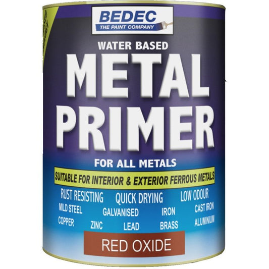 BEDEC ALL METALS PRIMER RED OXIDE 750ml BEDE2PU3119/29