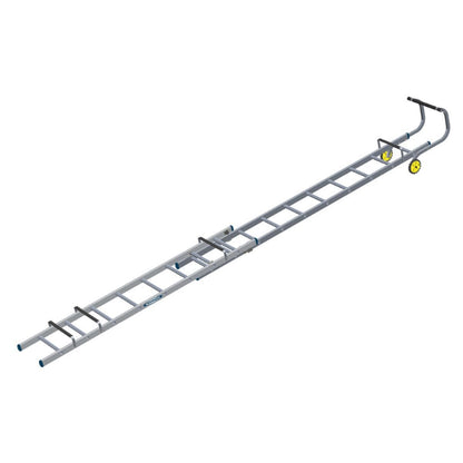 WERNER DOUBLE SECTION ROOF LADDER (8+10) 3.21m - 4.89m 77101