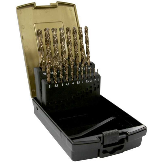 DART CHSSSET19 19 PIECE HSS COBALT TWIST DRILL SET
