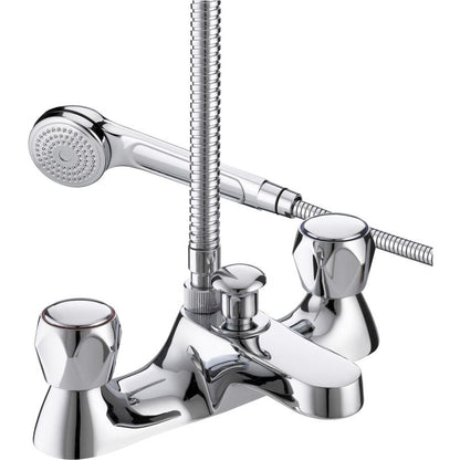 BRISTAN VACLBSMCMT CLUB LUXURY BATH SHOWER MIXER METAL HEADS CHROME
