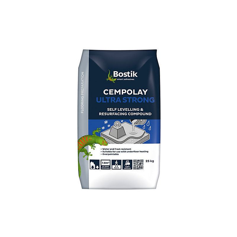 CEMENTONE CEMPOLAY ULTRA SELF LEVEL AND. RESURFACE COMPOUND 25kg 30812526 **BREAKS**