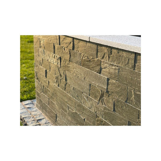 RIVERSTONE CLADDING STONE 300mm (H) x RANDOM LENGTHS x 10mm (0.5m2 PACK) NATURAL/NATURAL