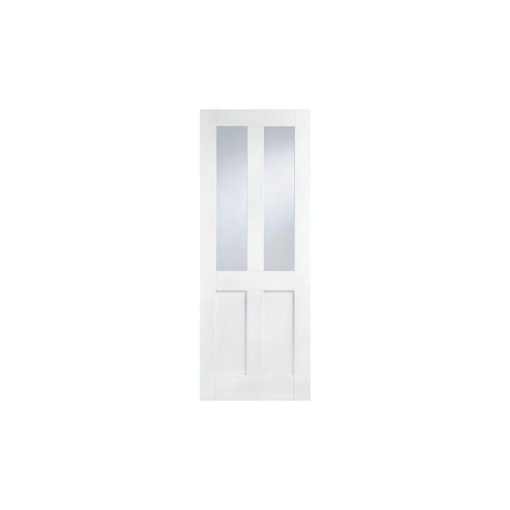LPD LONDON 2 PANEL 2 LIGHT GLAZED INTERNAL DOOR 78 x 33" 1981 x 838 x 35mm WFLONG33
