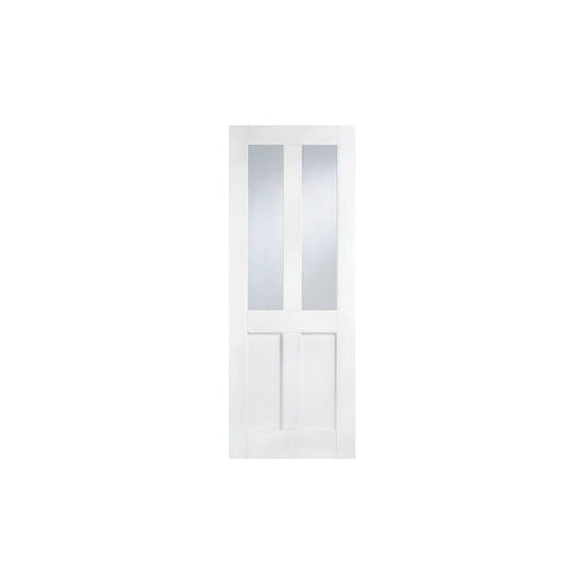 LPD LONDON 2 PANEL 2 LIGHT GLAZED INTERNAL DOOR 78 x 33" 1981 x 838 x 35mm WFLONG33