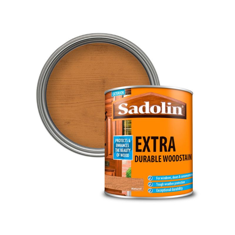 SADOLIN EXTRA EXTERIOR WOODSTAIN 1l NATURAL 5028578