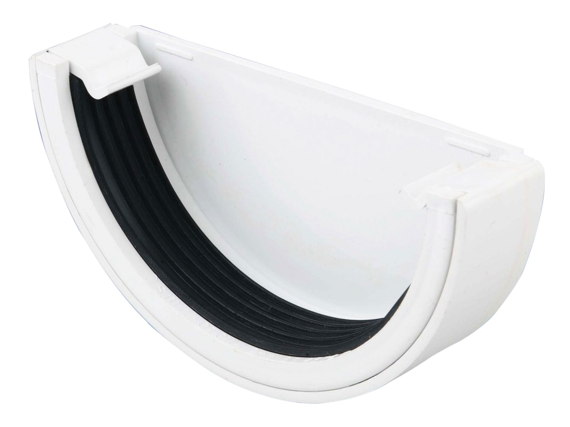 OSMA 0T011 ROUND PVCU STOPEND EXTERNAL 112mm 0T011W WHITE
