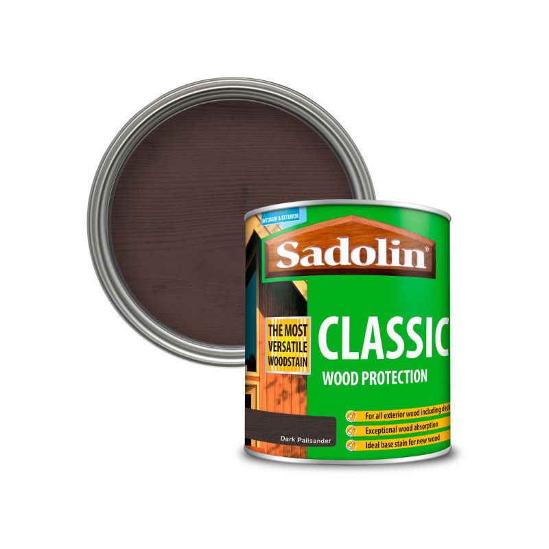 SADOLIN CLASSIC WOODSTAIN 1l DARK PALISANDER 5028475