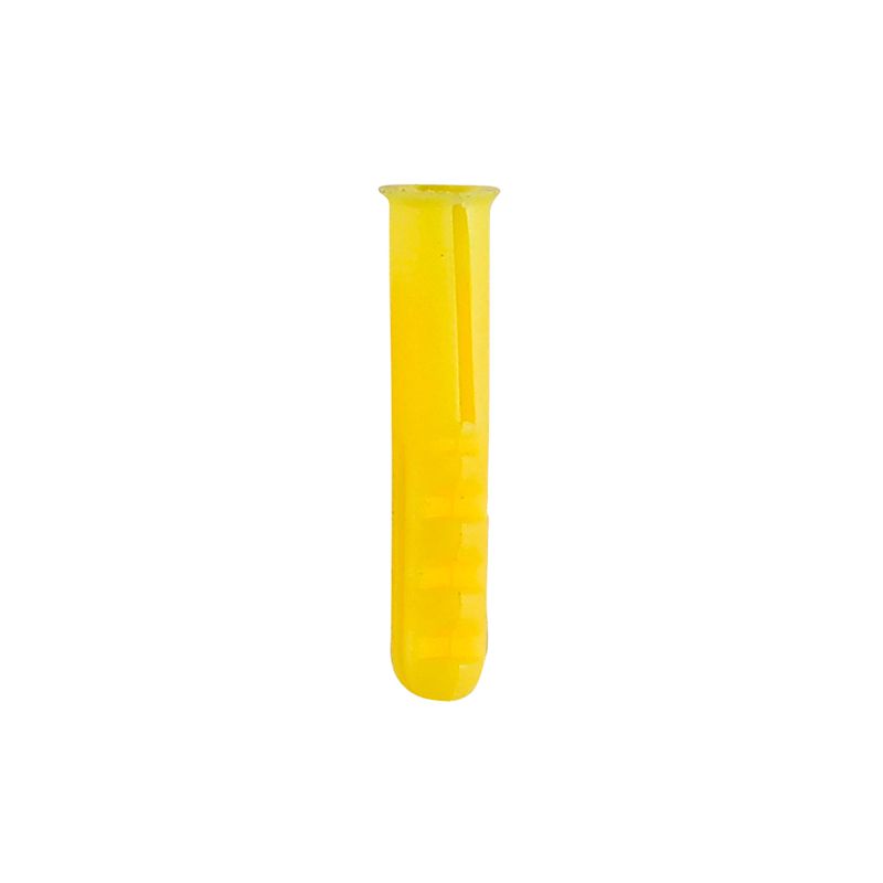 TIMCO PLASTIC WALL PLUGS 5 x 25mm (BOX 100) YELLOW YPLUG
