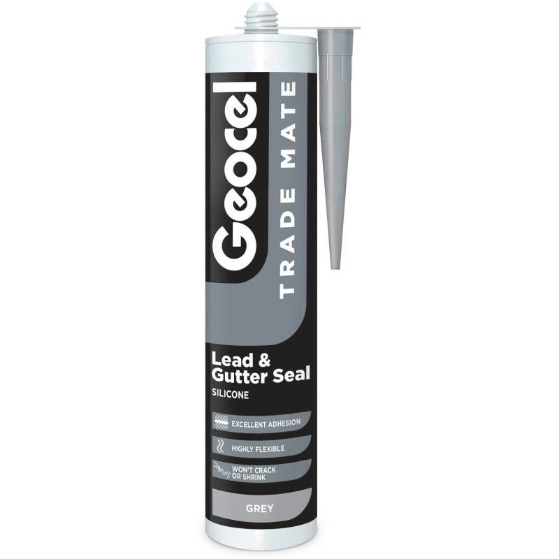 GEOCEL TRADE MATE 310ml SILICONE LEAD AND GUTTER SEALANT GREY 2940388/C05