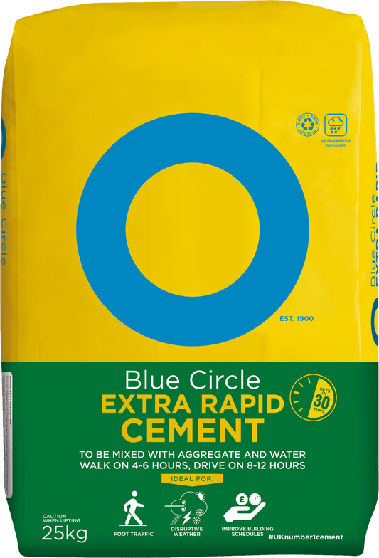 BLUE CIRCLE EXTRA RAPID CEMENT 25kg PPPMEBA
