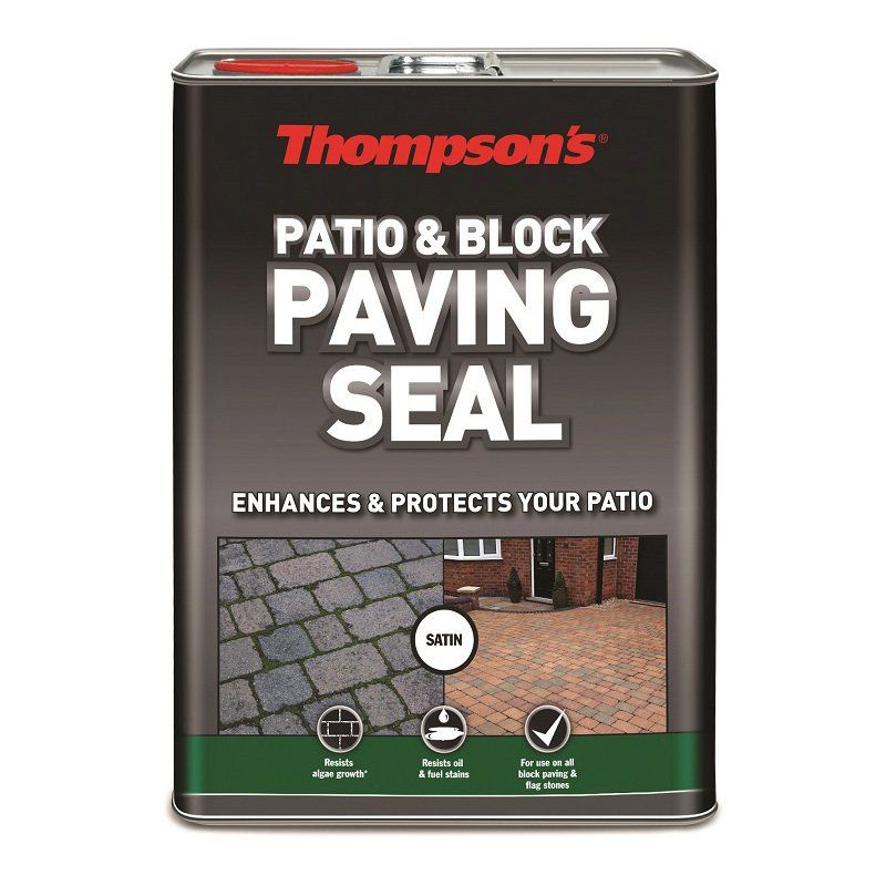THOMPSONS BLOCK PAVING SEAL 5l SOLVENT FREE NATURAL 38087