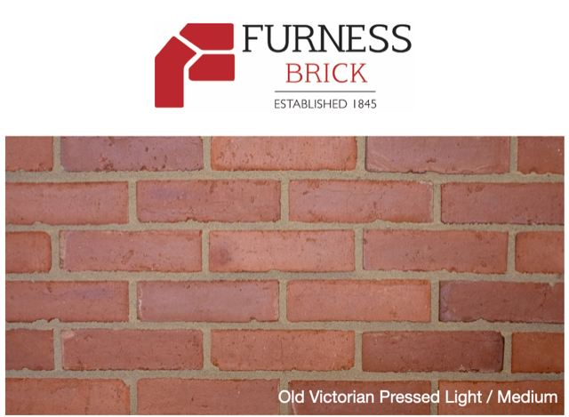 FURNESS OLD VICTORIAN PRESSED MEDIUM BRICK 73mm (100 PER LEG)