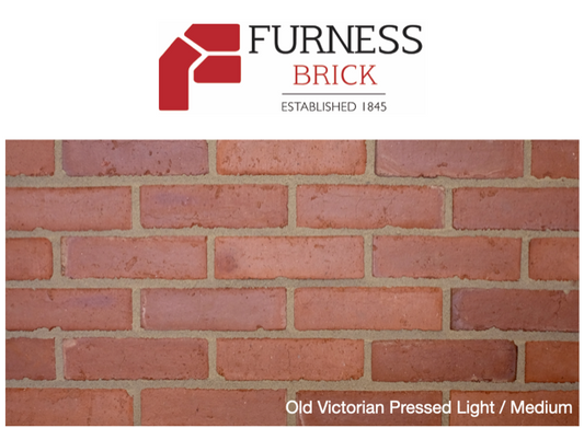 FURNESS OLD VICTORIAN PRESSED MEDIUM BRICK 73mm (100 PER LEG)