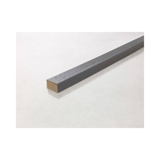 Millboard Flexible Square Step Edge 50 x 32 x 2400mm Brushed Basalt