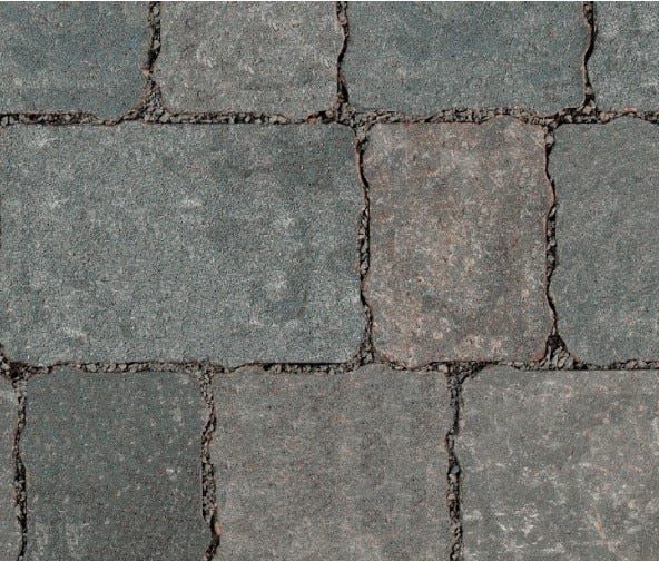 BRADSTONE WOBURN RUMBLED INFILTA 134 x 134 x 60mm GRAPHITE 48239 (NEW)
