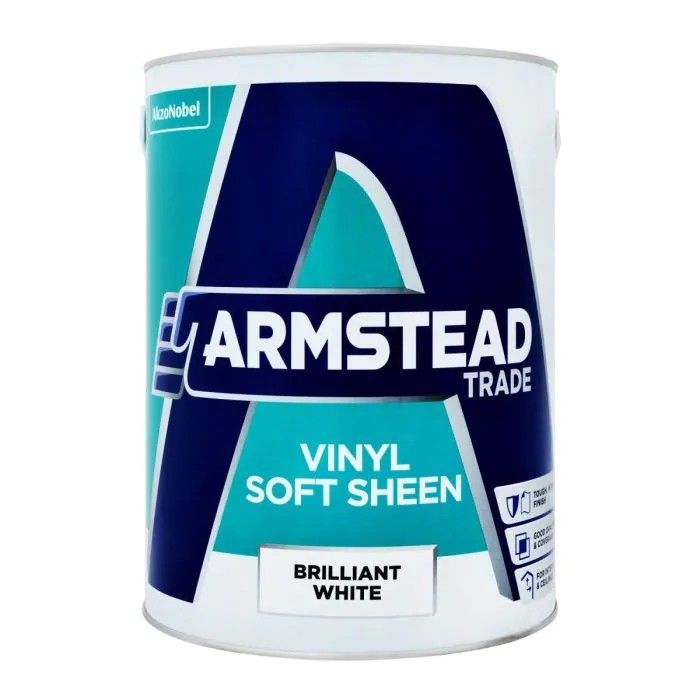 ARMSTEAD TRADE VINYL SOFT SHEEN 5l BRILLIANT WHITE 5218693