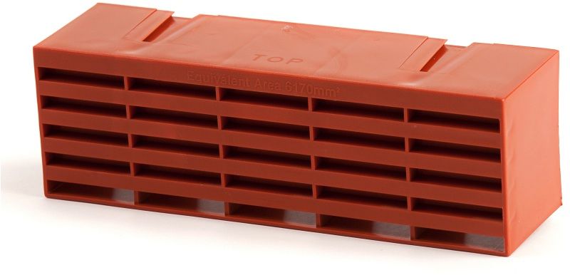 TIMLOC PLASTIC AIRBRICK 9 x 3" TERRACOTTA 1201ABTE