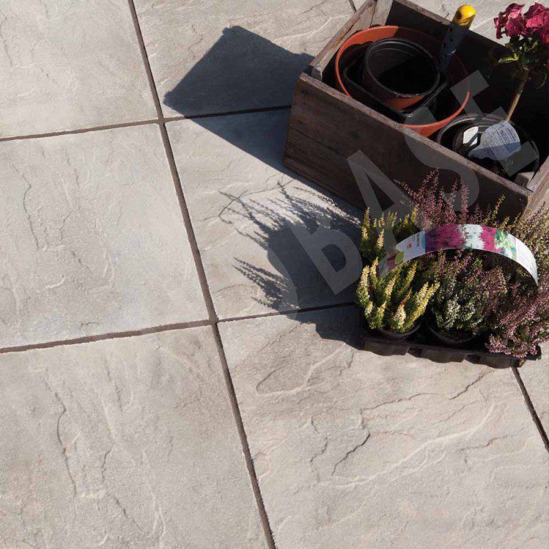BRADSTONE PEAK RIVEN (UTILITY) PAVING 600 x 600 x 35mm NATURAL 03085