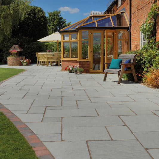 PAVESTONE TUDOR ANTIQUE PAVING 15m2 DENBY CONTRACTOR PACK CALIBRATED 02000034