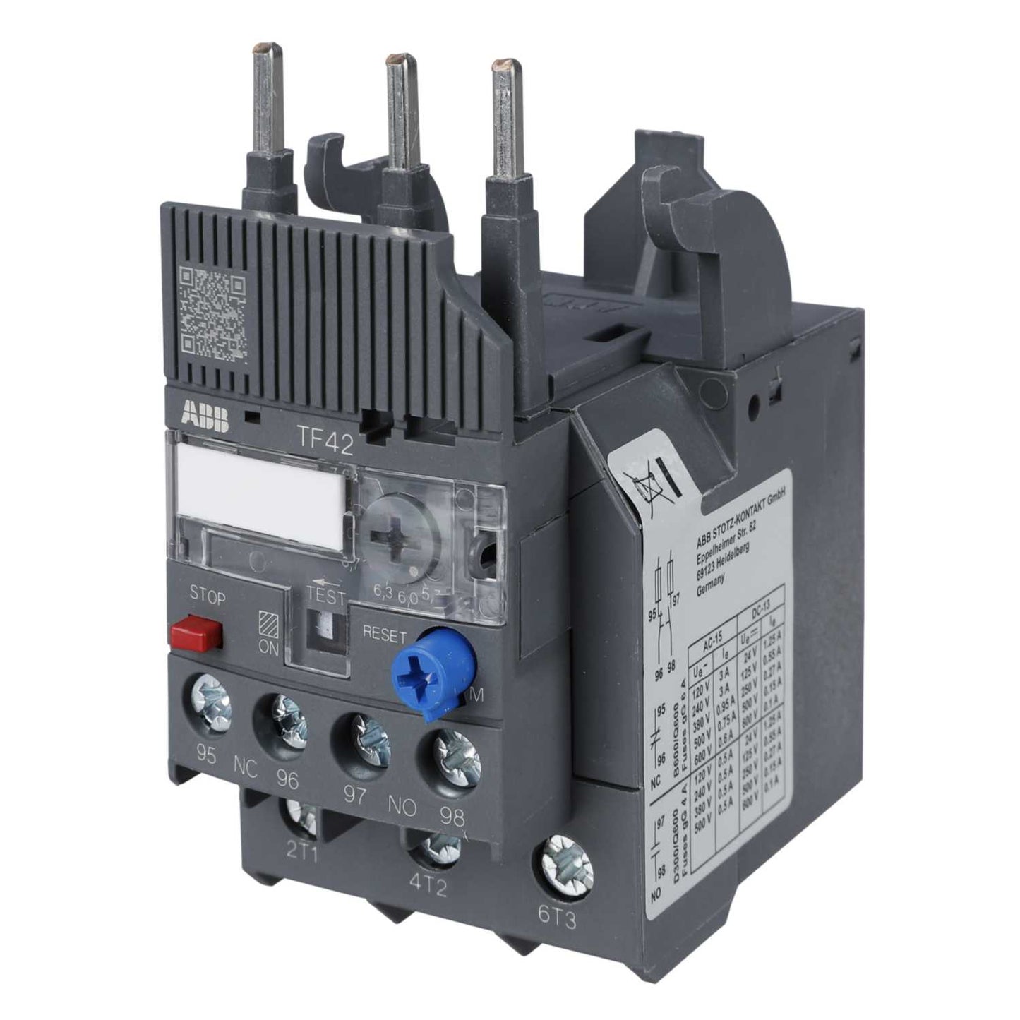 ABB TF42-7.6 5.7-7.6A Thermal Overload Relay