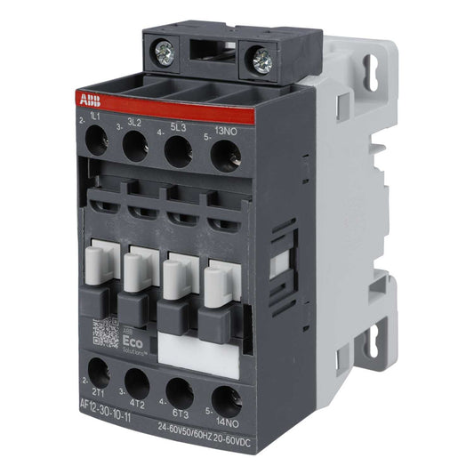 ABB AF12 28A Contactor 3 Pole 3 NO Contacts 20V-60V Coil