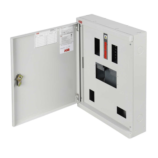 ABB 4 Way 250A TP+N Metalclad Distribution Board without Incomer