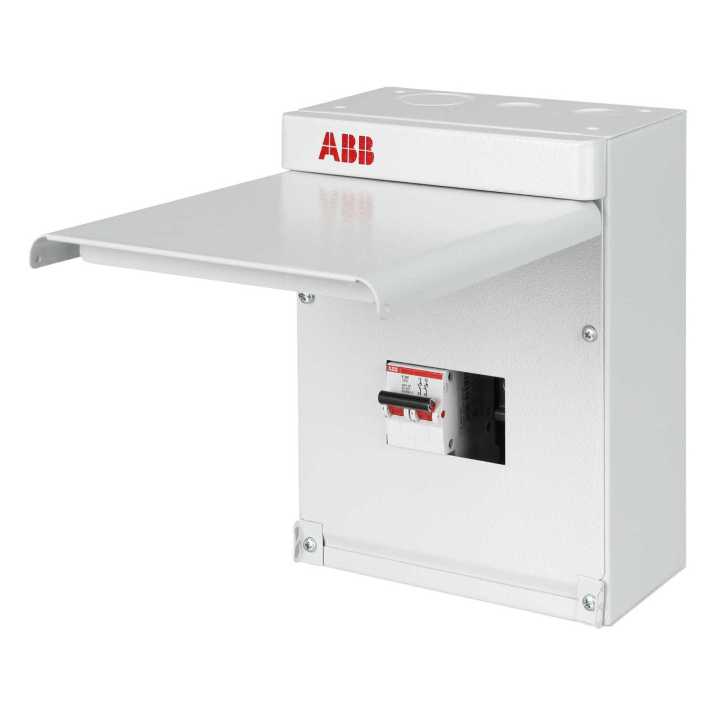 ABB 2 Way 100A SP+N Type A Metal Clad Distribution Board with Incomer