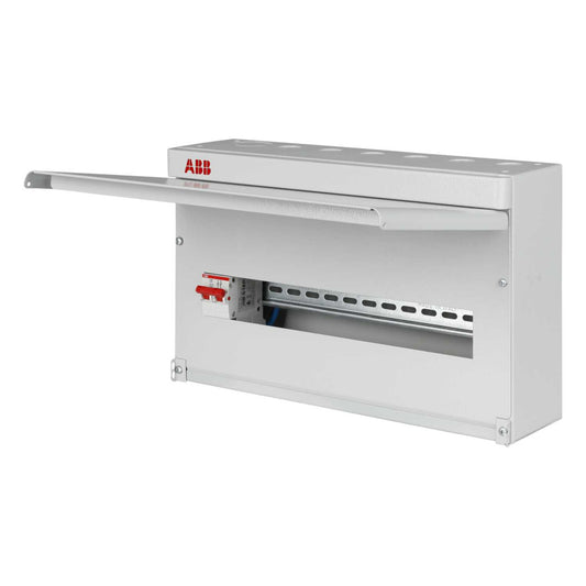 ABB 16 Way 100A SP+N Type A Metal Clad Distribution Board with Incomer