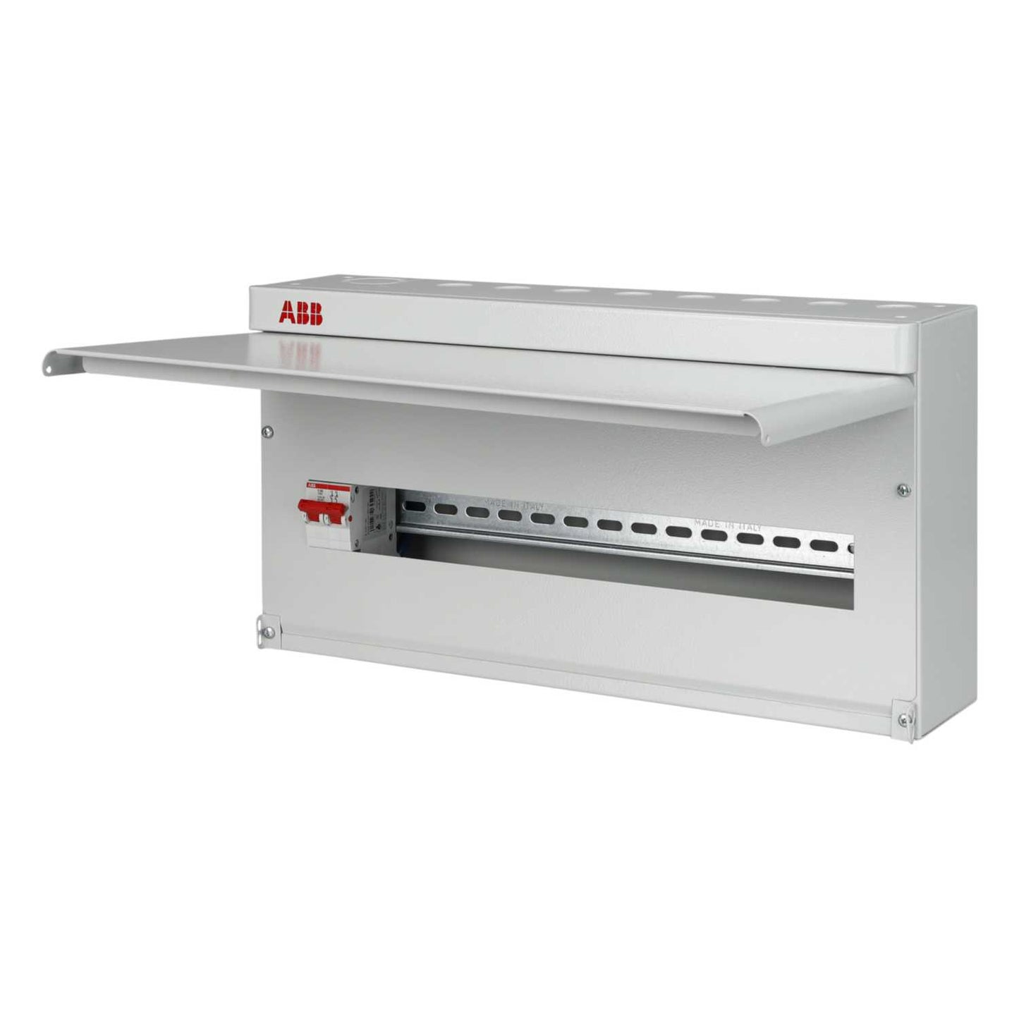 ABB 20 Way 100A SP+N Type A Metal Clad Distribution Board with Incomer