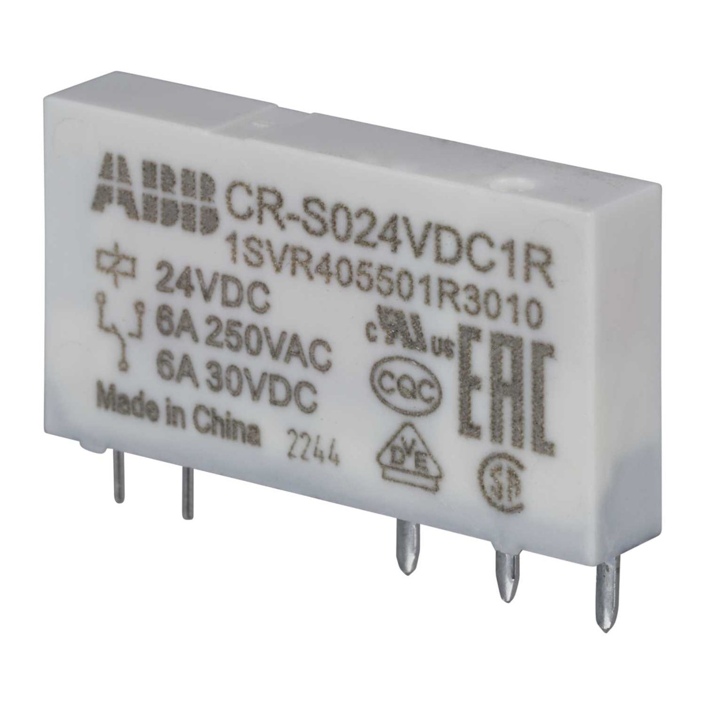 ABB CR-S024VDC1R 5 Pin 6A 24V DC Interface Plug In Relay