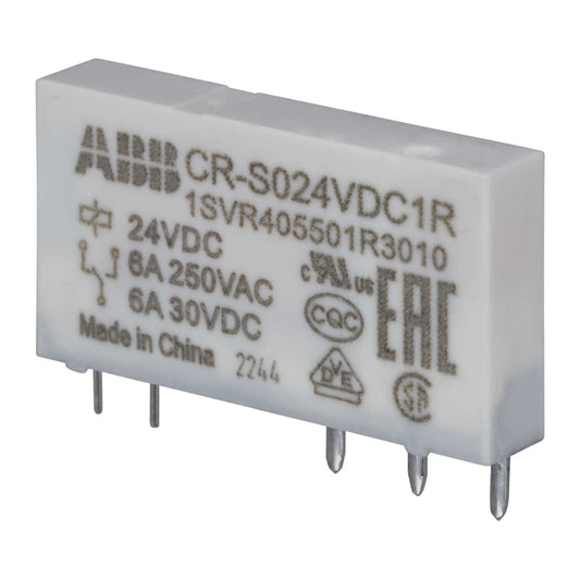 ABB CR-S024VDC1R 5 Pin 6A 24V DC Interface Plug In Relay