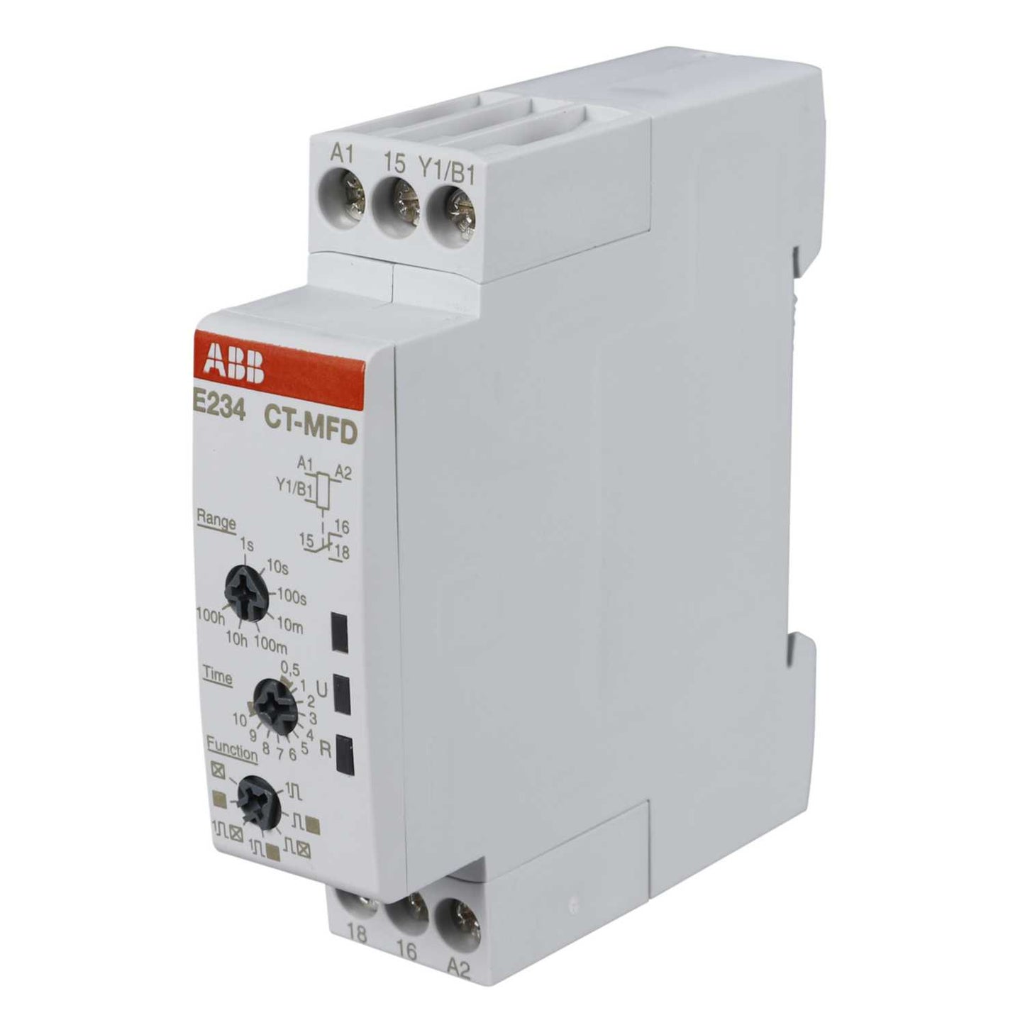 ABB CT-MFD.12 6A Multifunction Electronic Time Relay 1 C/O