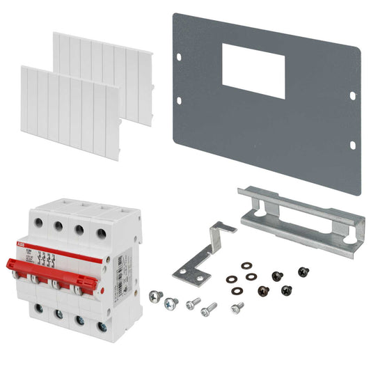 ABB 125A 4 Pole Switch Disconnector Incomer Kit
