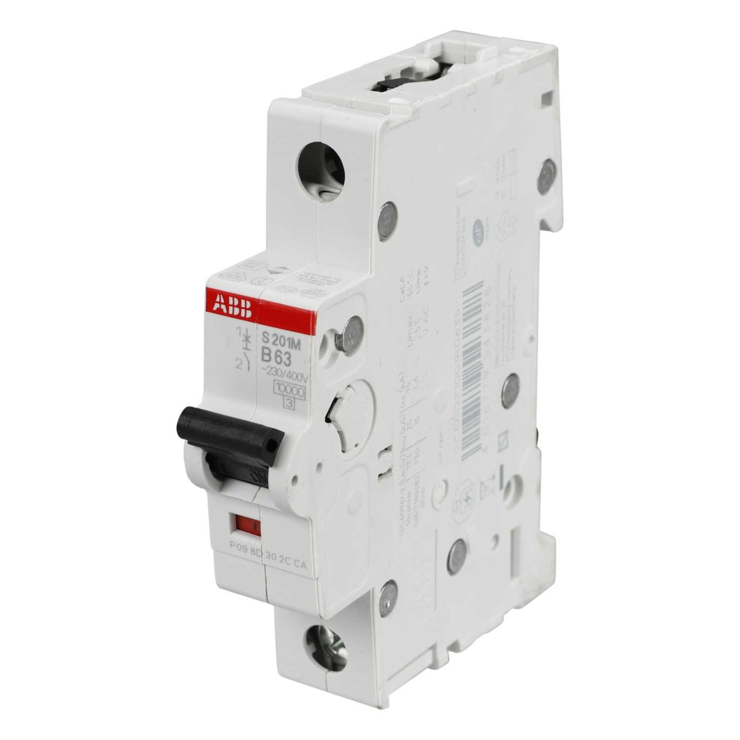 ABB 63A Single Pole 10kA B Curve MCB