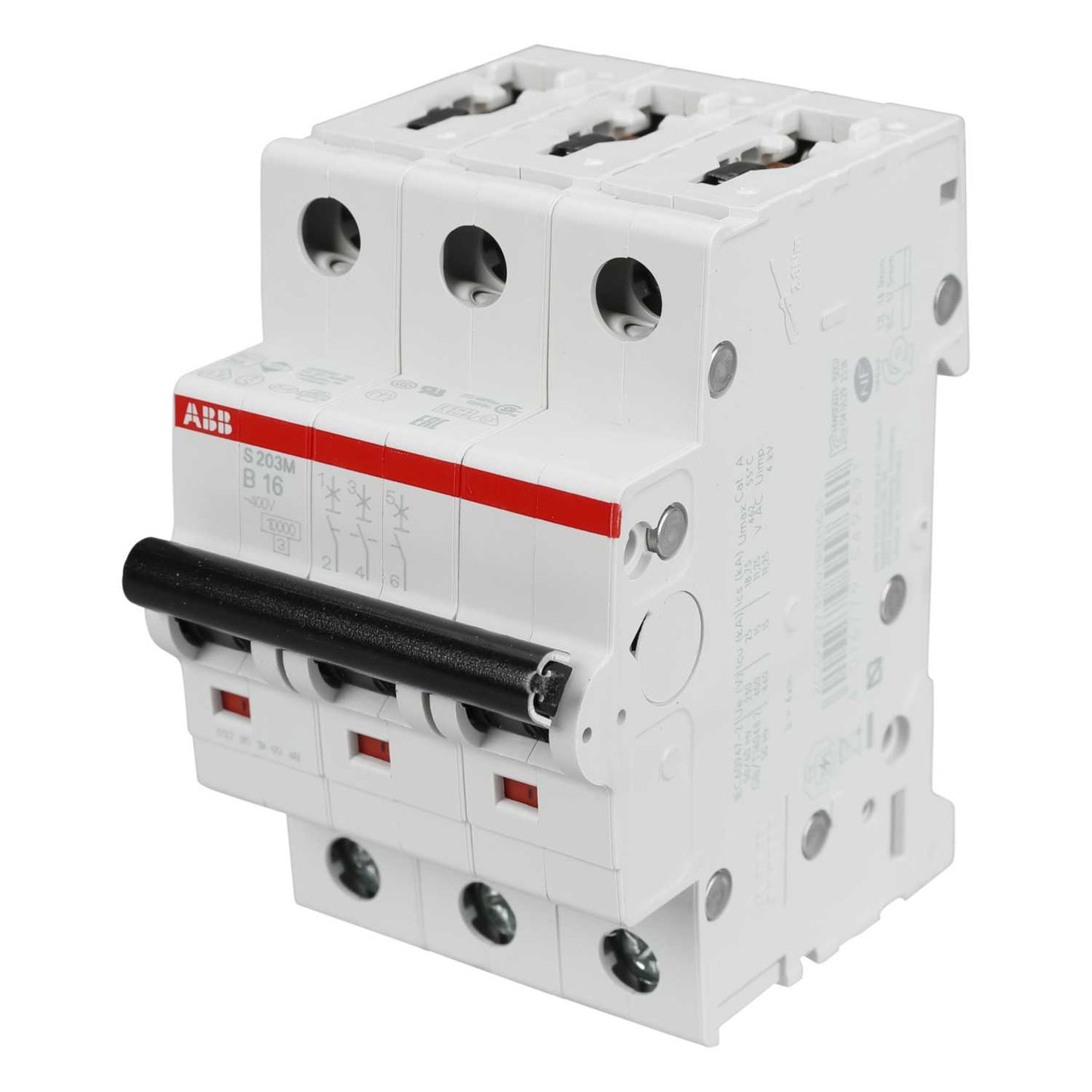 ABB 16A Triple Pole 10kA B Curve MCB