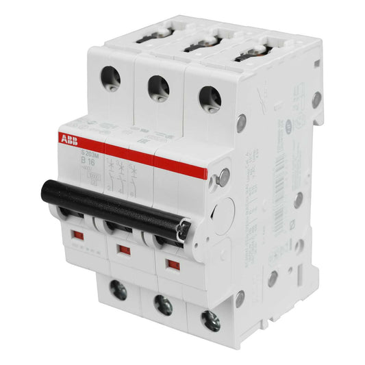 ABB 16A Triple Pole 10kA B Curve MCB
