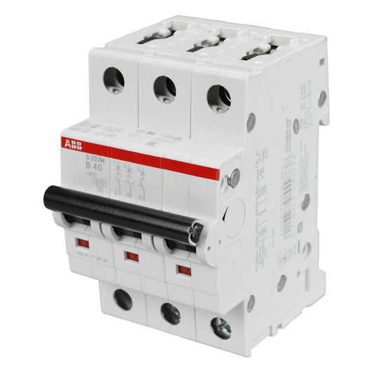 ABB 40A Triple Pole 10kA B Curve MCB