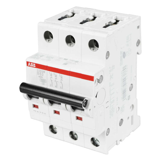 ABB 63A Triple Pole 10kA B Curve MCB