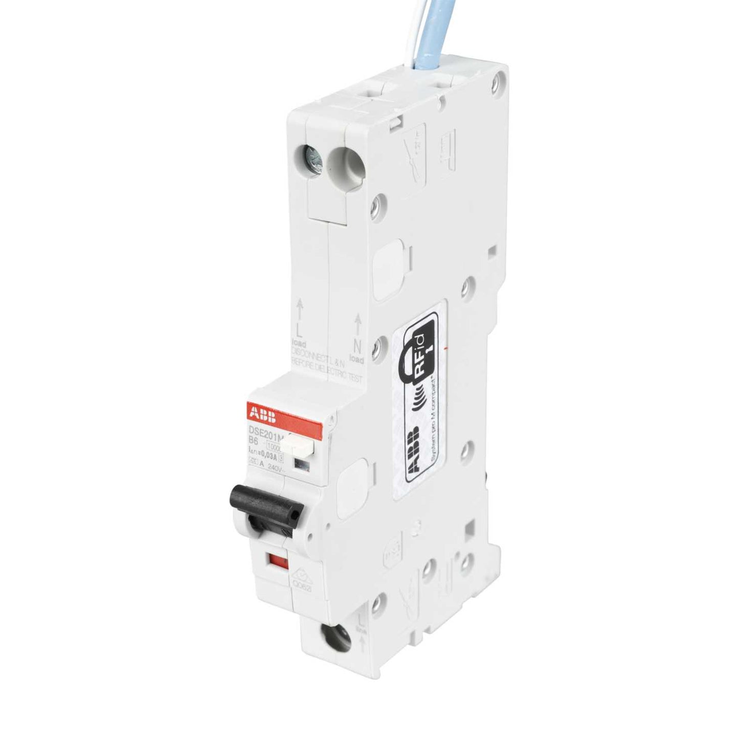 ABB 6A 1P+N 1 Module B Curve 10kA 30mA Type A Rcbo