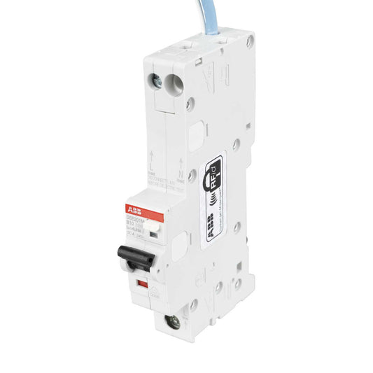 ABB 10A 1P+N 1 Module B Curve 10kA 30mA Type A Rcbo