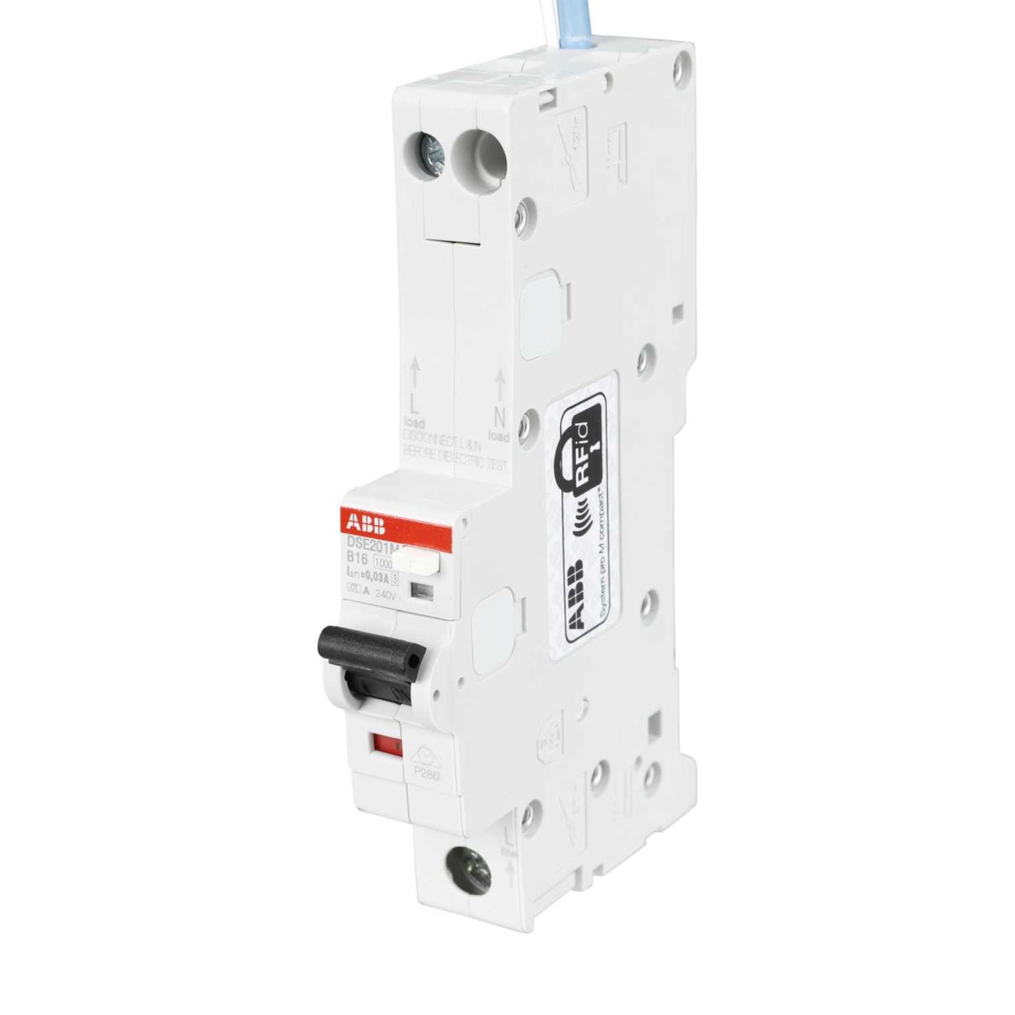 ABB 16A 1P+N 1 Module B Curve 10kA 30mA Type A Rcbo