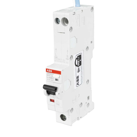 ABB 16A 1P+N 1 Module B Curve 10kA 30mA Type A Rcbo