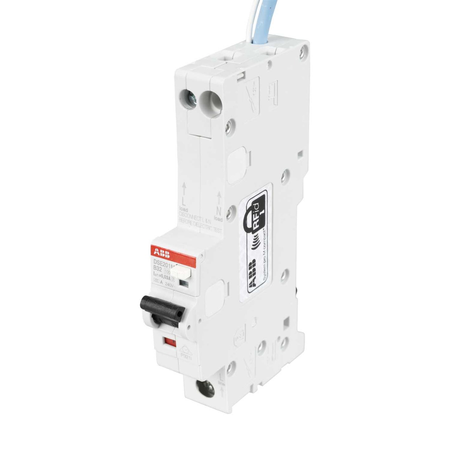 ABB 32A 1P+N 1 Module B Curve 10kA 30mA Type A Rcbo