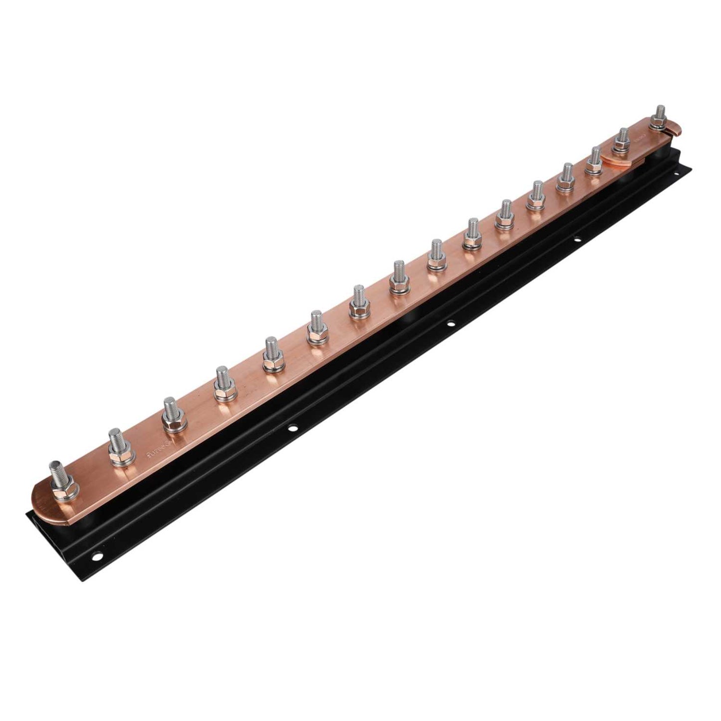 Furse LK243-12SS 12 Way Copper Earth Bar with Single Disconnecting Link